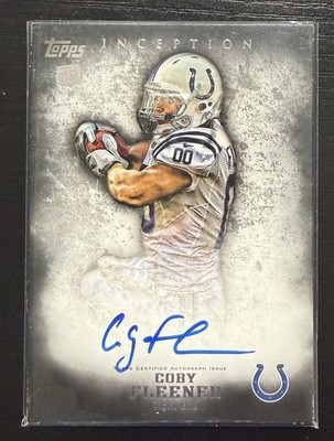 2012 Topps Inception Coby Fleener #125 Rookie Auto RC Colts