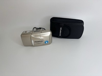 Olympus Mju II Zoom 80 Point & Shoot Silber kompakt Vintage 35mm Top Zustand!