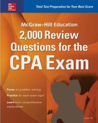McGraw-Hill 2,000 Review Questions for the CPA Exam, 1st Edition -Good Condition