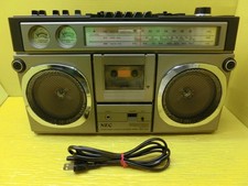 NEC Retro stereo radio cassette player RMS-1100R 3-band radio