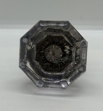 Antique Manganese Glass Door Knob AS-IS FOR REPAIR/CRAFTS – Purple Tint Spindle