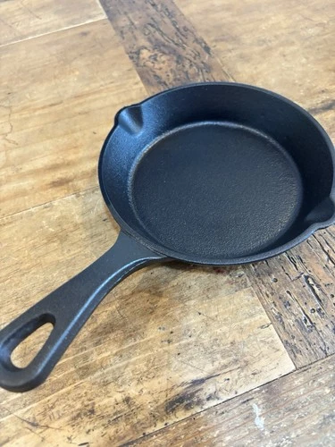 RESTORED Vintage John Deere Cast Iron Skillet 6" Made by Lodge?  SEASONED