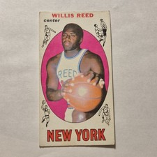 Topps 1969-70 Willis Reed #60 Rookie New York Knicks NBA Vintage Basketball Card. rookie card picture