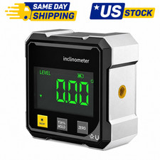 Digital Angle Finder Level Gauge 4-Side Magne...
