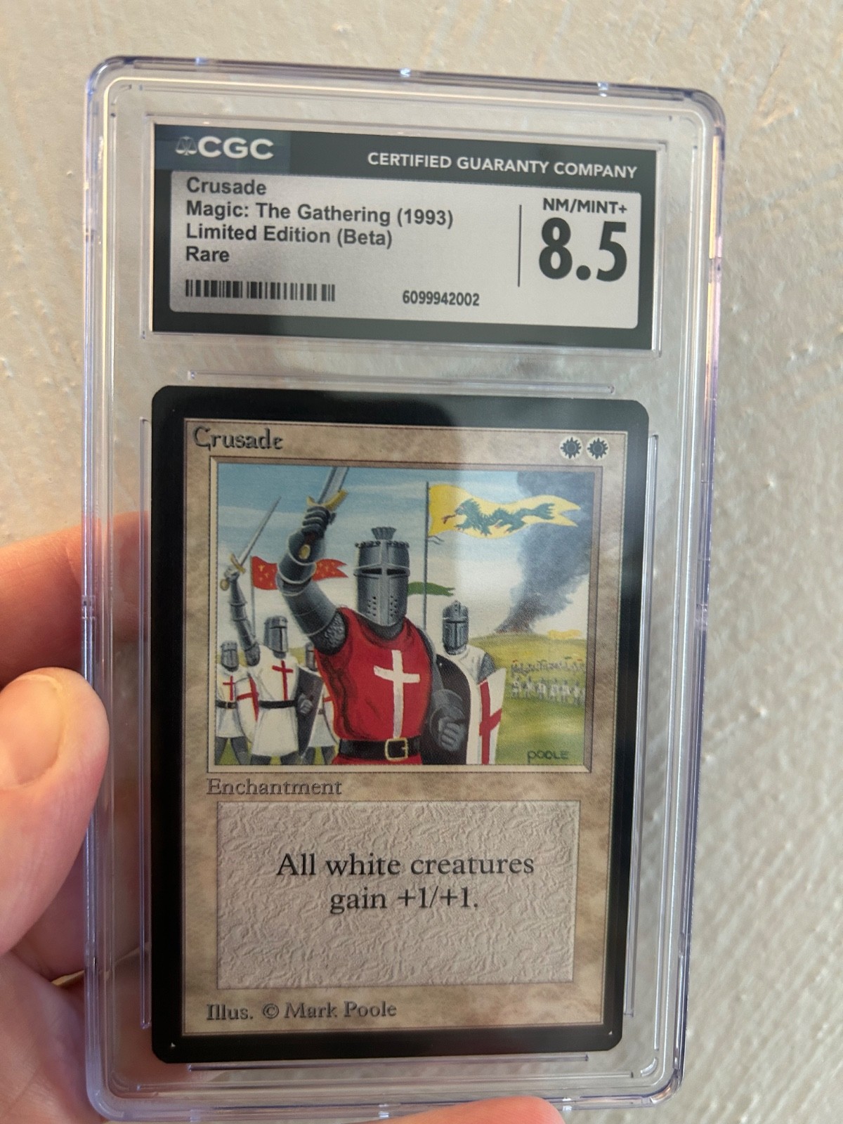 MTG Crusade Beta CGC Grade 8.5 Rarest Card to Collect