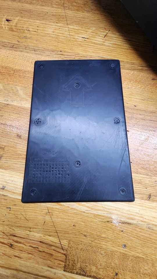 Console central Hyundai Sonata 2011-2014 couro preto apoio de braço tampa armazenamento fabricante de equipamento original - Imagem 3 de 4