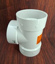 Charlotte Pipe 4 in. PVC DWV Cleanout Tee PVC 00444X 1200HD (Read)