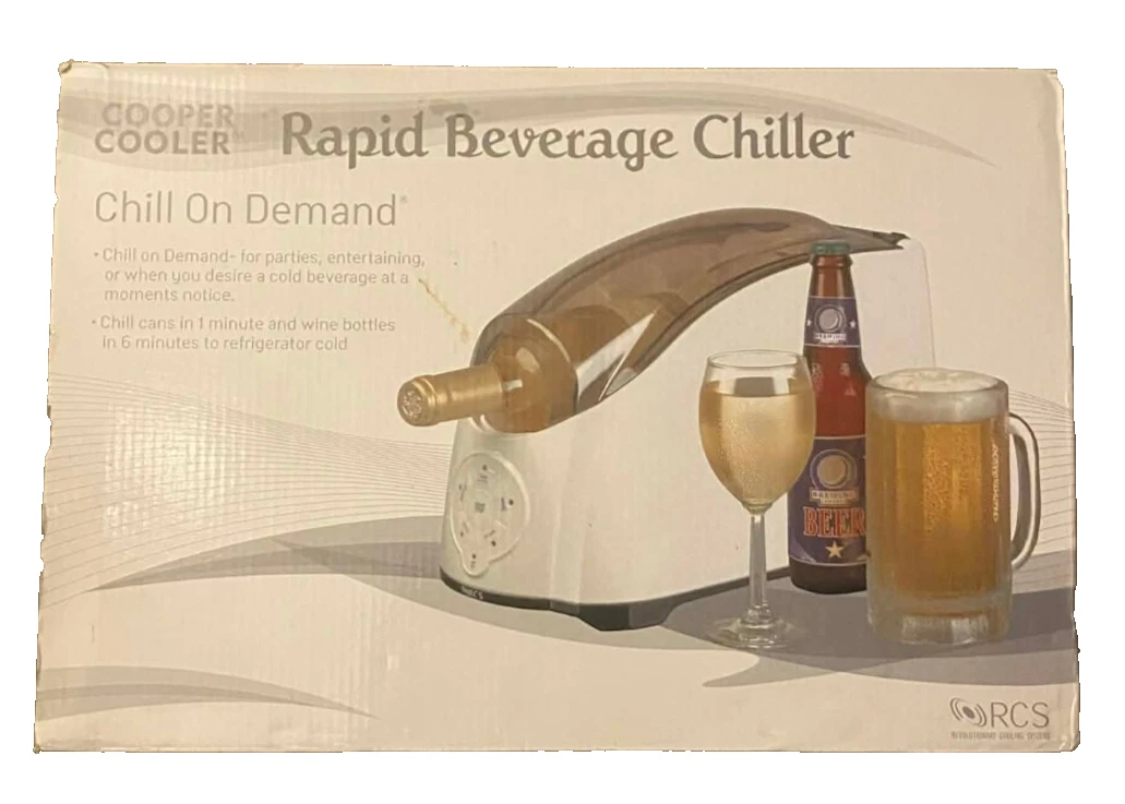 Cooper Cooler Rapid Beverage Chiller Tested, Works!
Opens in a new window or tab