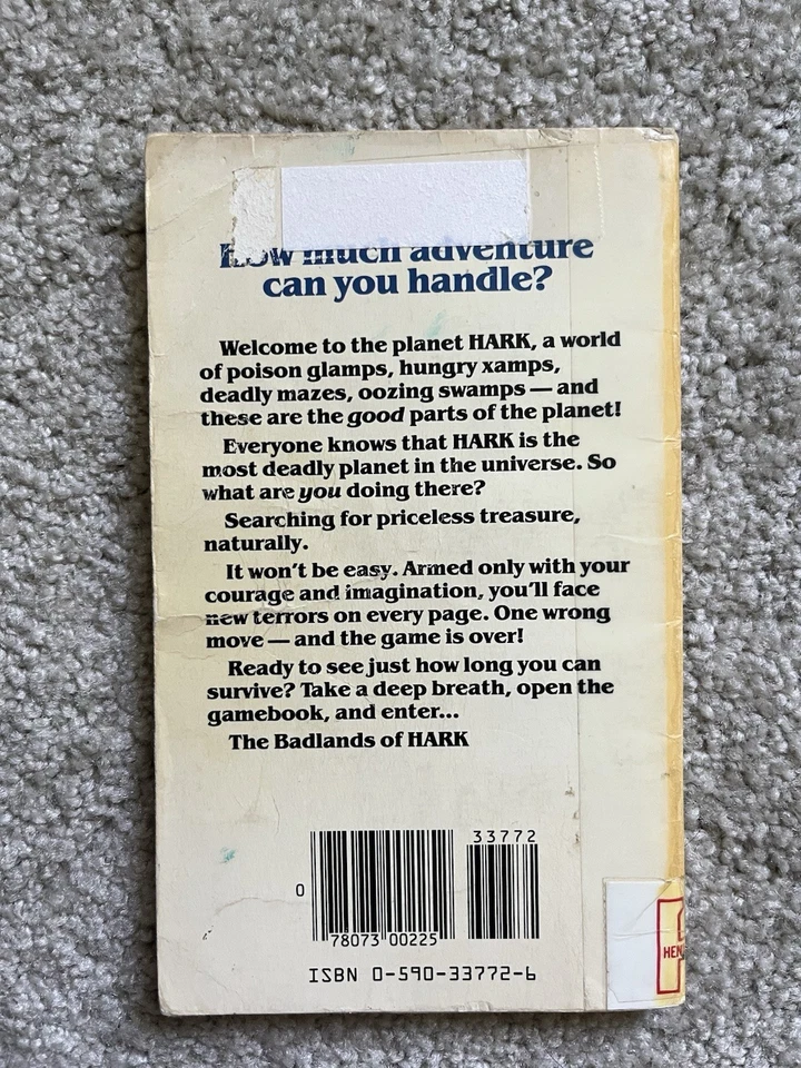 The Badlands Of Hark R.L. Stine Paperback - Image 2 of 4