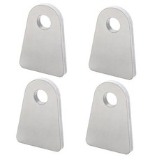 4 Pcs Weld on Tabs,Steel shock mount,with a 1/2" Hole,2-1/2" Height, 1-3/4"