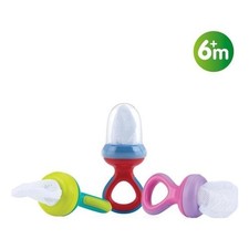 Suction Pouch Nuby Nibbler, Model ID5397, Assorted, to help them