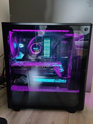 Custom/Whitebox ROG Gaming Desktop Tower PC, Dedicated Graphics, RGB, Black