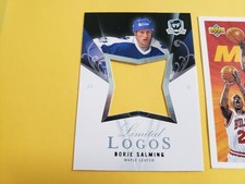 Borje Salming Maple Leafs 2007 - 2008 UD The Cup Limited Logos Blank Back