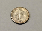 U.S. 1942(p) MERCURY/LIBERTY HEAD DIME - ALMOST FULL BANDS - AU+ — photo 2