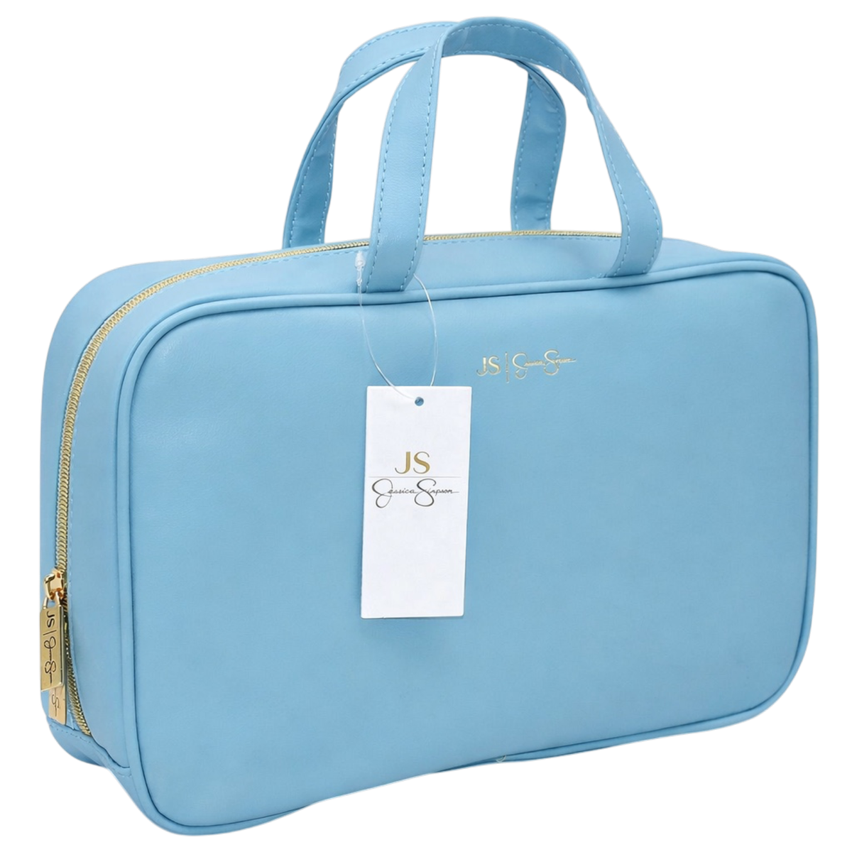 Jessica Simpson Weekender Cosmetic Bag - Sky Blue | eBay
