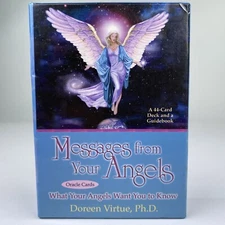 Messages From Your Angels Oracle Cards DOREEN VIRTUE 44-DECK GUIDEBOOK 2002