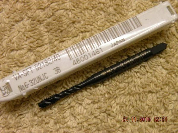 OSG 6-32 UNJC tap 3B spiral flute tap VA-SFT new