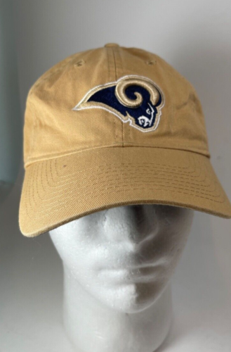 Los Angeles St Louis Rams NFL Reebok Strapback Hat Cap Khaki