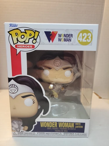 Funko Pop 423 Wonder Woman White Lantern 80th Anniversary DC Heroes Brand - B111