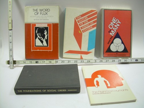 5 Rousas John Rushdooney BKS * 1 SIGNED * Christian Reconstructionism Calvinism - Foto 1 di 12