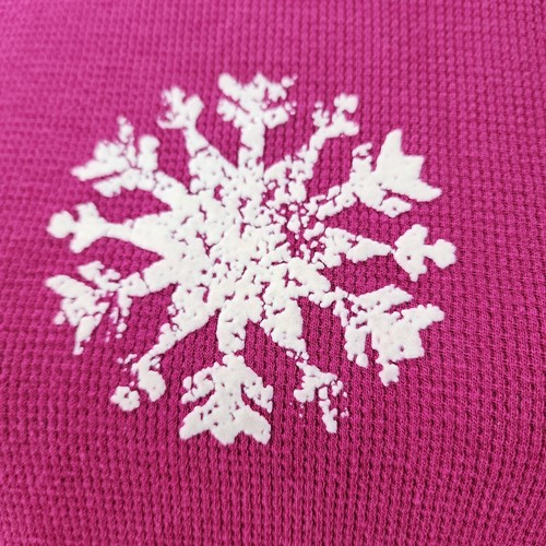 Natural Reflections Womens Large Thermal Waffle Knit Long Sleeve Shirt Magenta - Picture 3 of 9