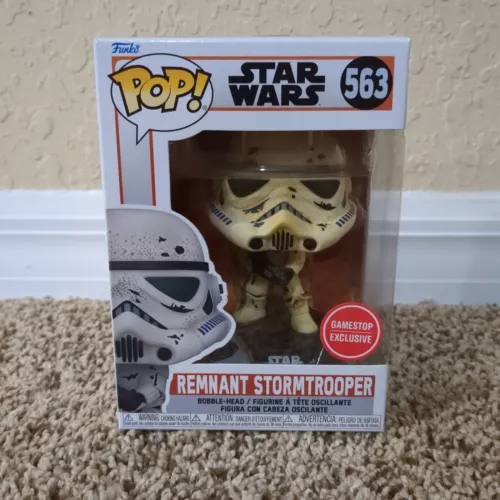 Funko pop Remnant Stormtrooper #563 Star Wars:The Mandalorian GameStop Exclusive