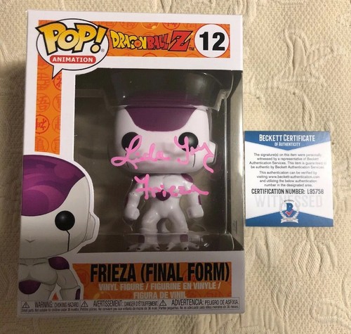 Linda Young Signed Autographed Frieza Funko Pop Dragon Ball Z BECKETT COA 16