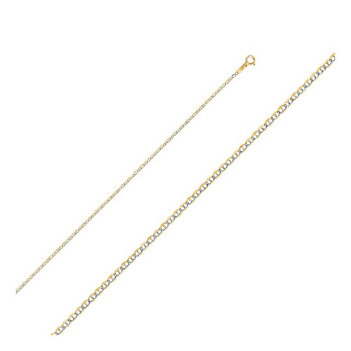 Wellingsale 14k Yellow Gold Solid 1.5mm Mariner Chain Necklace | eBay