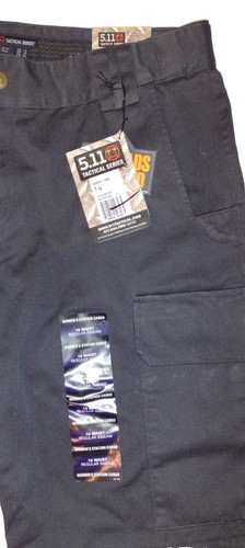NWT 511 Tactical Women's Size 14 Cargo Pants Navy Blue-R Multi-pocketed - Picture 2 of 8