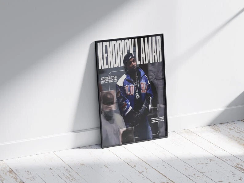 Kendrick Lamar Poster Print  Music Poster  Album Cover Poster Wall Decor - Image 3 of 4