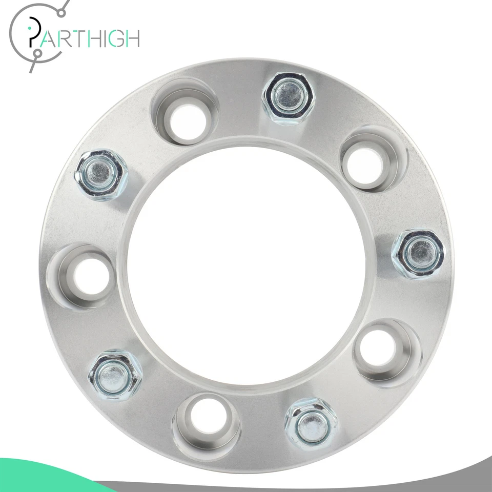 For Ford F-150 Jeep CJ5 CJ6 CJ7 5x5.5 Wheel Spacers (4) 2" Thick 1/2"x20 Studs - Image 3 of 4