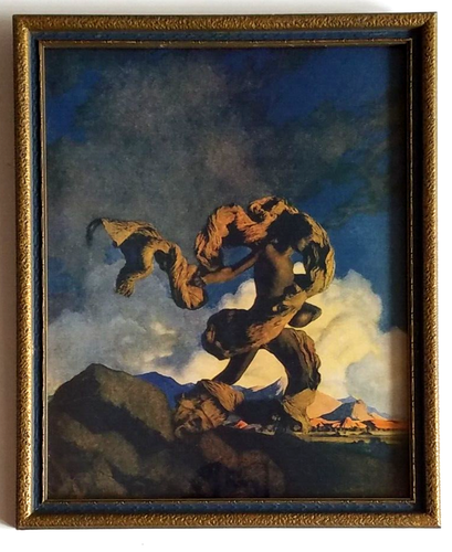 Rare Original Maxfield Parrish "Cadmus Sowing The Dragon's Teeth" Lithograph - Picture 10 of 19