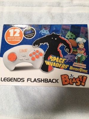 Atgames Legends Flashback Blast! Space Invaders BurgerTime 12 Built-In Games