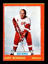 1973-74 TOPPS HOCKEY #65 GARY BERGMAN DETROIT RED WINGS