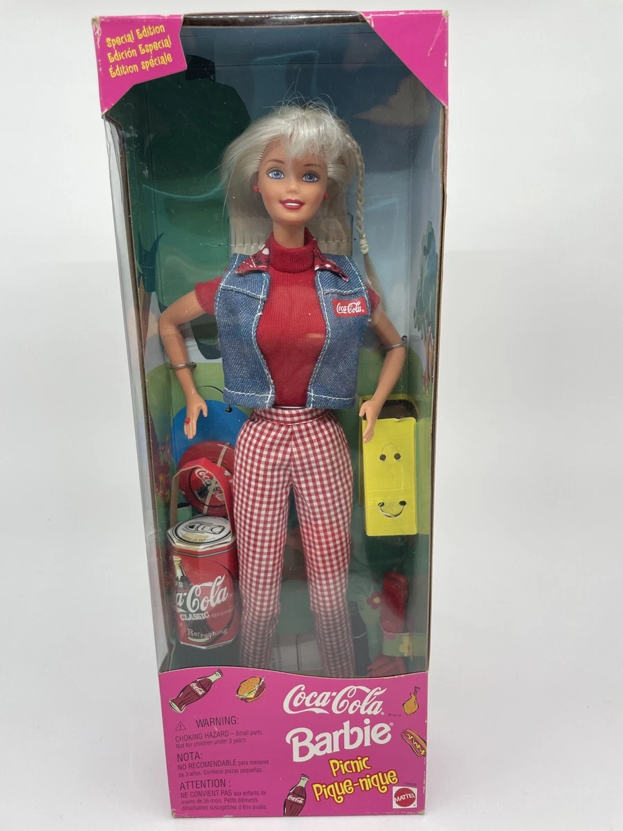 Coca Cola Picnic Barbie Doll Mattel Collector Special Edition in
