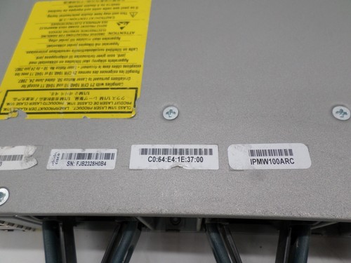 Cisco Catalyst 3850 Switch WS-C3850-24S-E V03 w/ 2 x Power Supplies - Photo 13/17