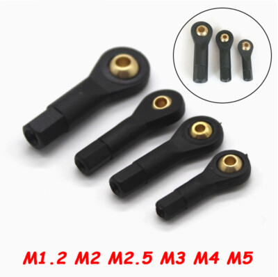 Nylon Link Rod End Ball Joint Kugelkopf Kugelgelenk M2~M5 For 1/10 RC Car Boat