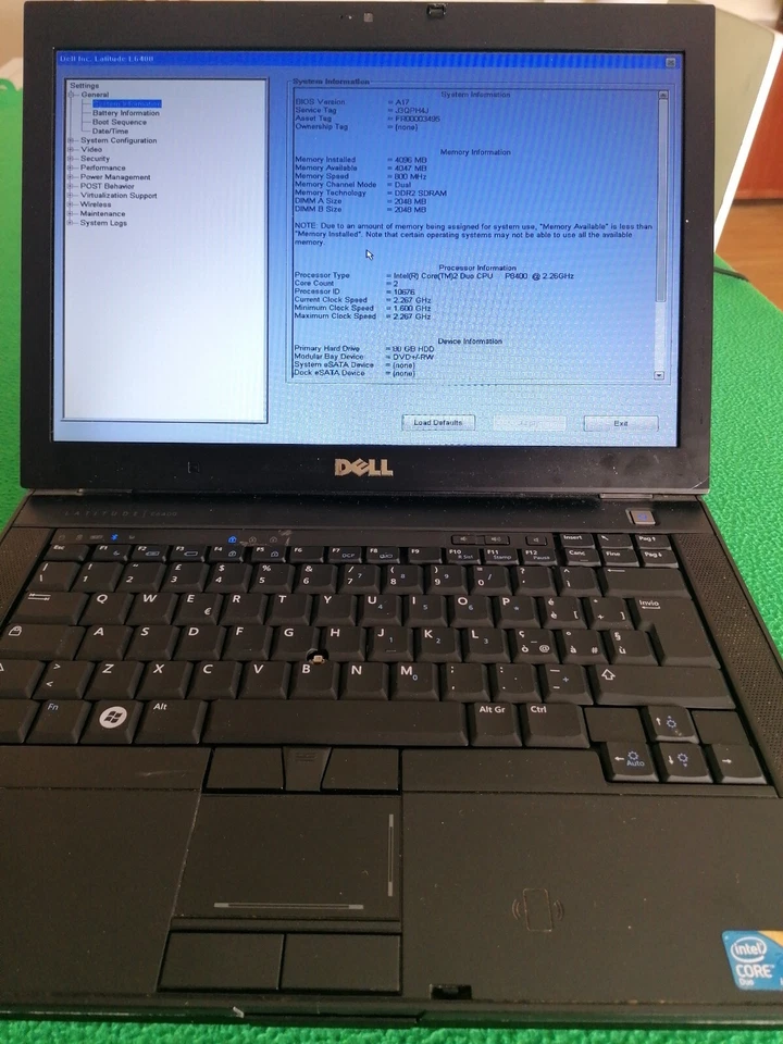 DELL LATITUDE E6400 - Imagen 4 de 4