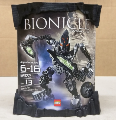 LEGO Bionicle 8972 Atakus NEW! Black Rock Agori Glow-in-the-Dark