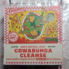 Dr Squatch Soap Cowabunga Cleanse TMNT Limited Edition Zero Grit