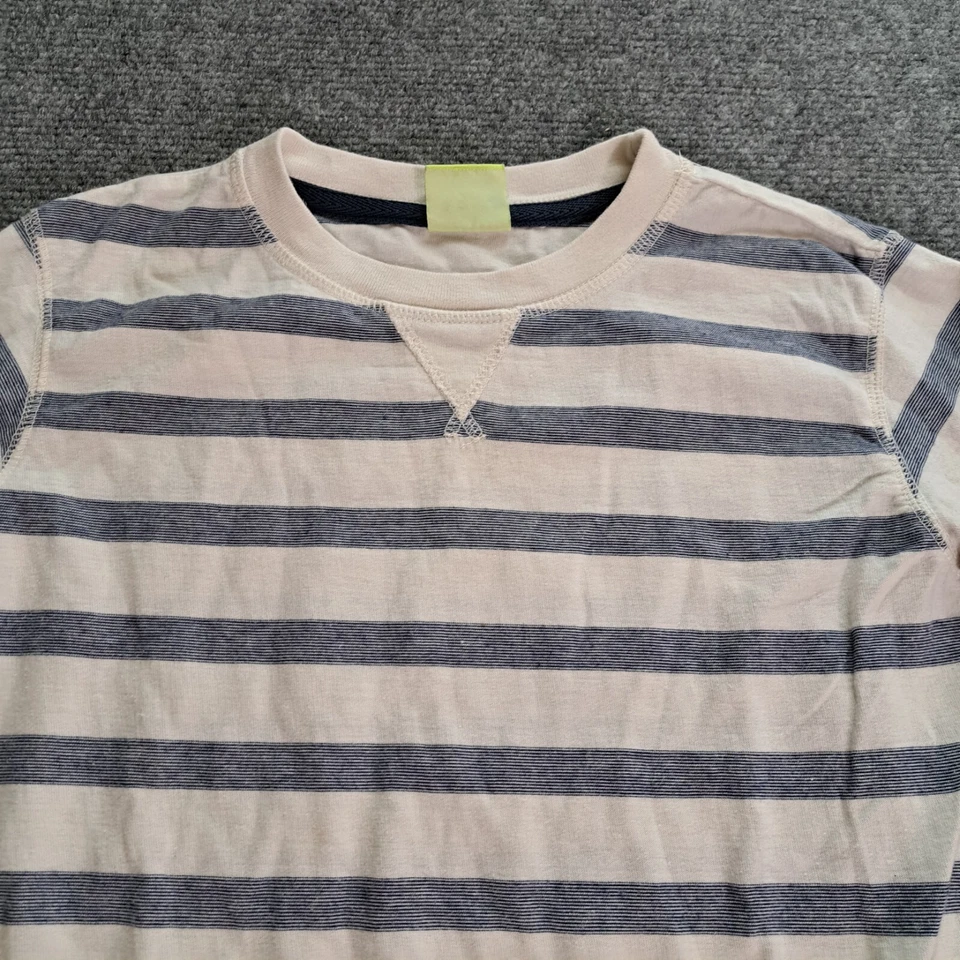 Sudadera Simply Basic Juvenil Talla 10 Azul Blanco Rayas Manga Larga Pullover Foto 3 de 4