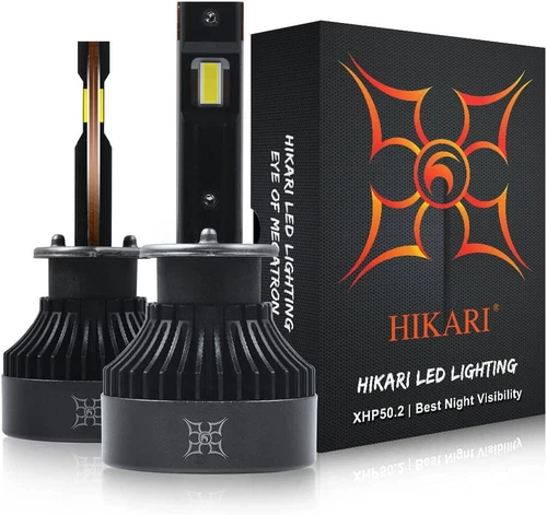 Hikari VisionPlus H1 LED Fog Light Bulbs 15000LM 30W 6000K White XHP50.2 (Pair)