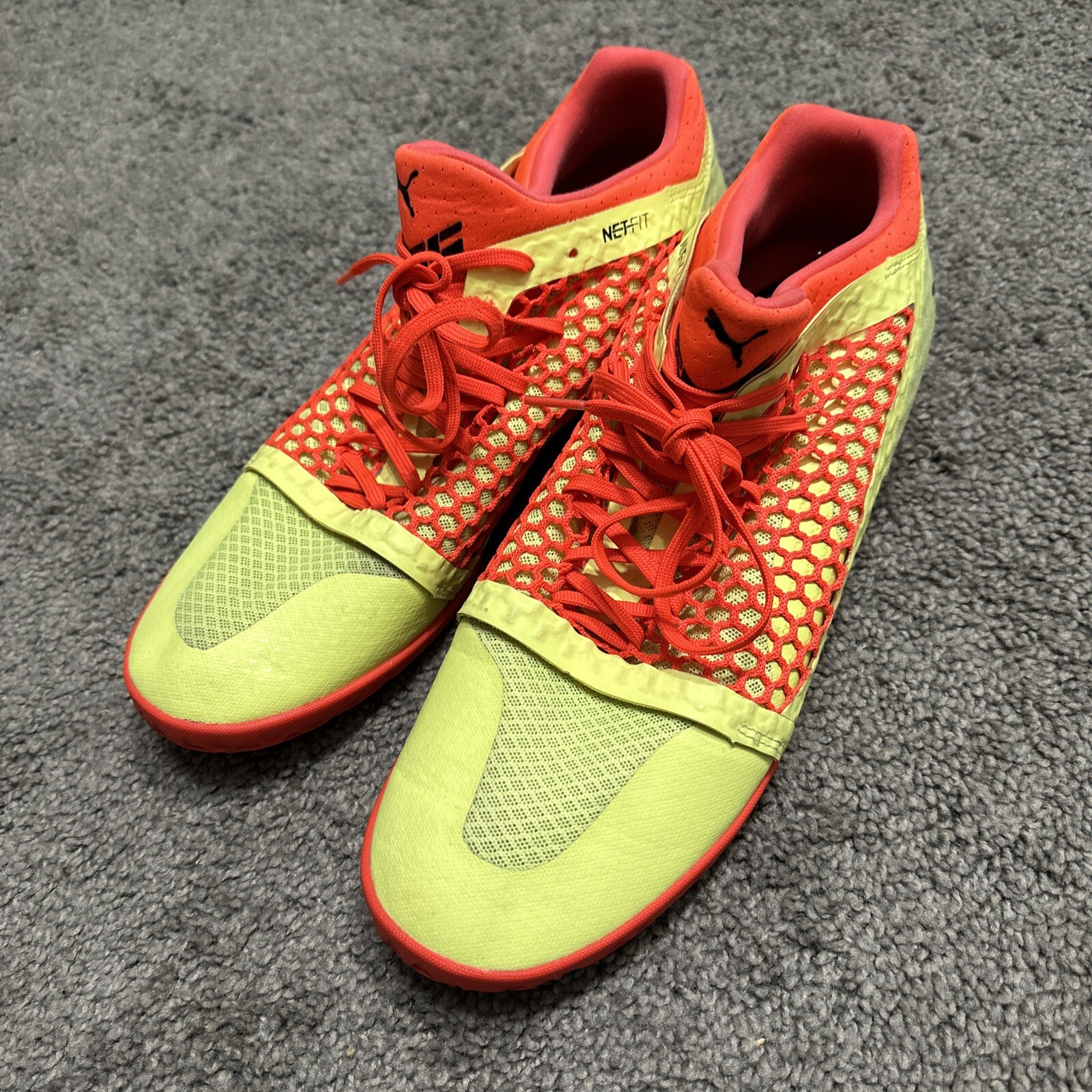 PUMA 365 Netfit CT Soccer Sneakers Fizzy Yellow-red Blast-Puma Black Men’s 11.5 thumbnail 19