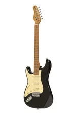 Stagg Vintage Serie-S 55 Electric Guitar Black Lefthand