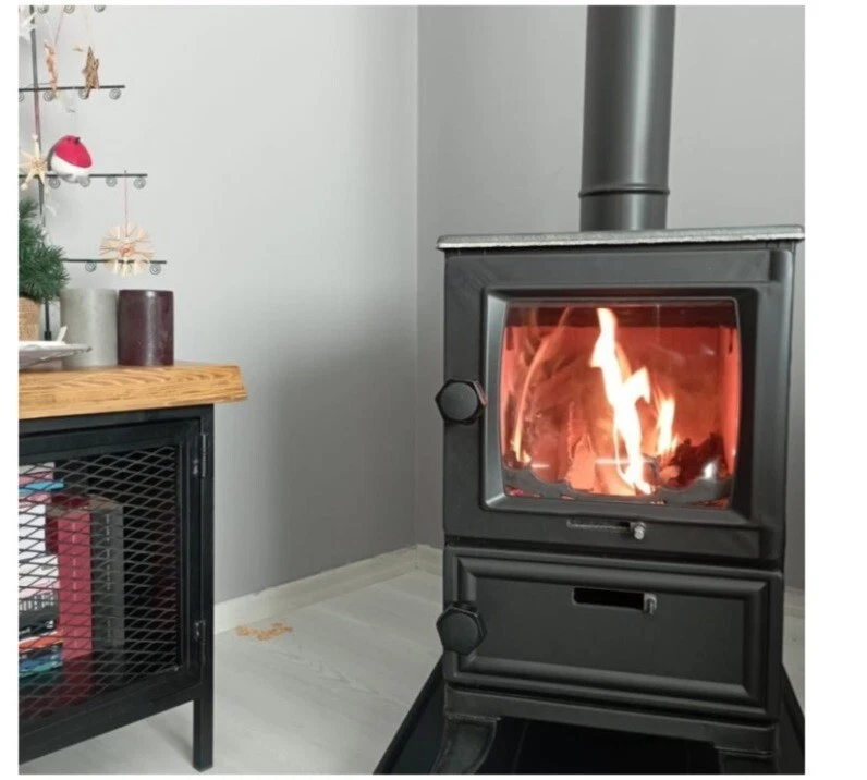 Wood stove, mini cast iron stove, tent caravan camping stove, wood burning  stove | eBay