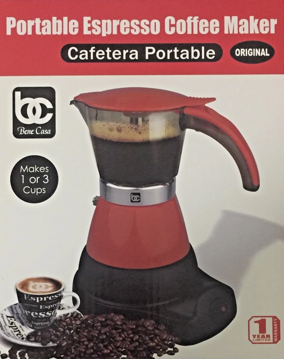 Cafetera Electrica Cubana 1-3 tazas. Electric Espresso Coffee Maker