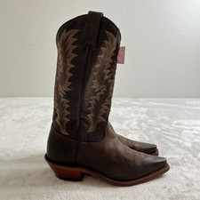 NEW Tony Lama Western Boots Womens 5.5 Brown Embroidered Cowboy 1798-L USA