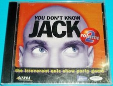 NEW SEALED YOU DON'T KNOW JACK VOL. 2 - WINDOWS/MAC, 1996 - SIERRA