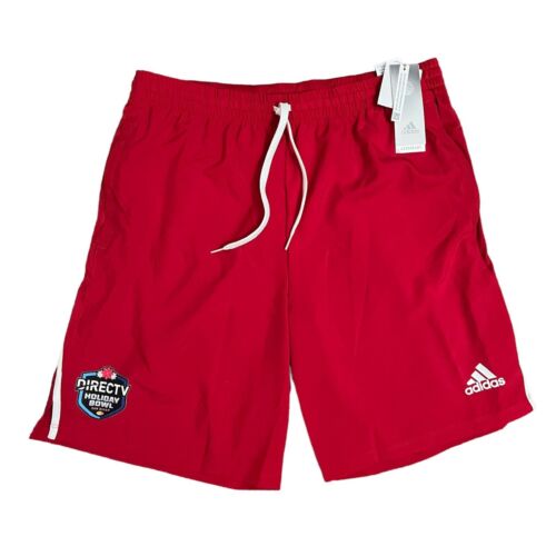 Neu mit Etikett Team ausgestellt Louisville Cardinals Fußball Urlaub Schüssel Spiel Shorts Herren L