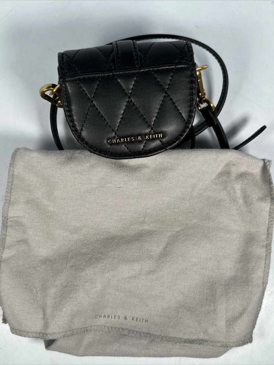 Charles & Keith Gift Set: Mini Hobo Bag in Natural